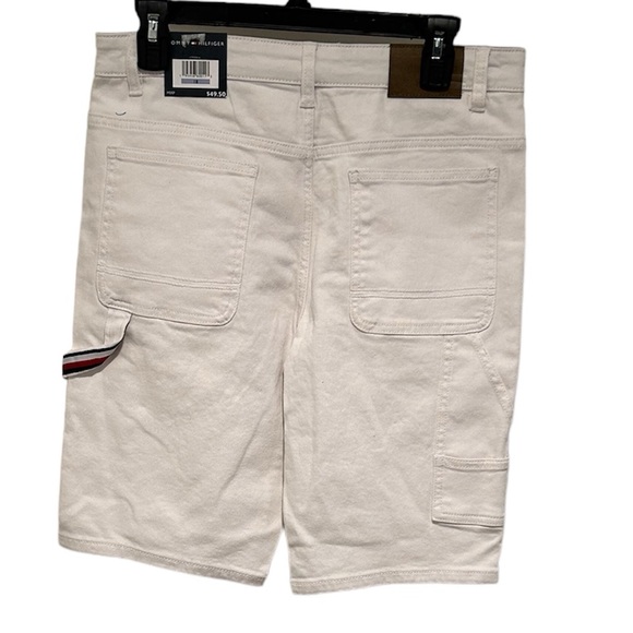 Tommy Hilfiger Blue Pink Striped Shirt and White Shorts 2-PC Set Retail $89 - Picture 4 of 7